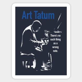 Art Tatum silhouette Sticker